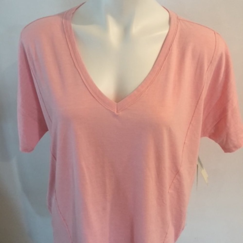 NWT LUCKY BRAND PINK TEE - Sz Lg